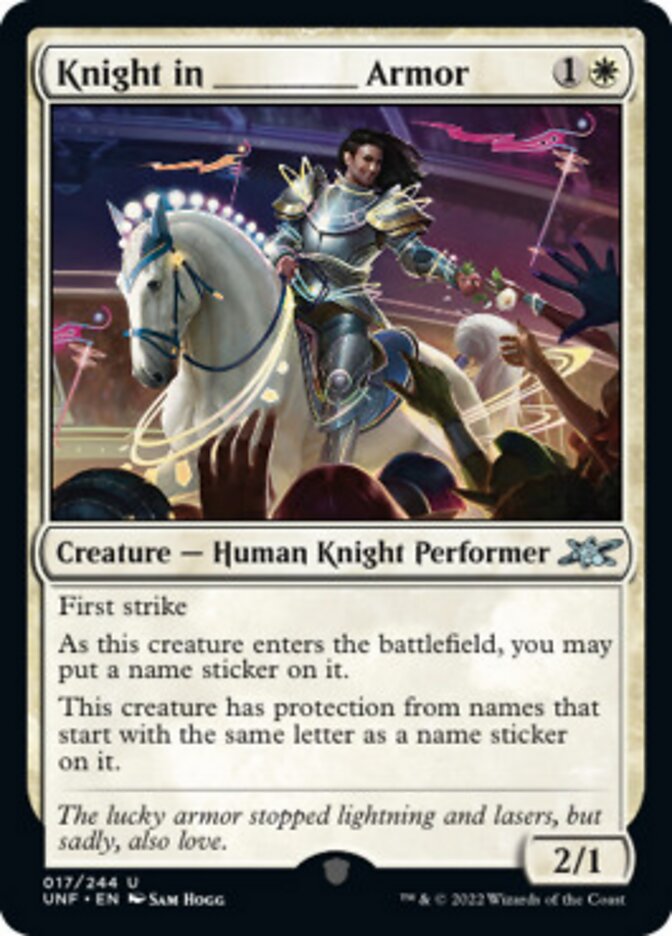 Knight in _____ Armor [Unfinity] [Foil]