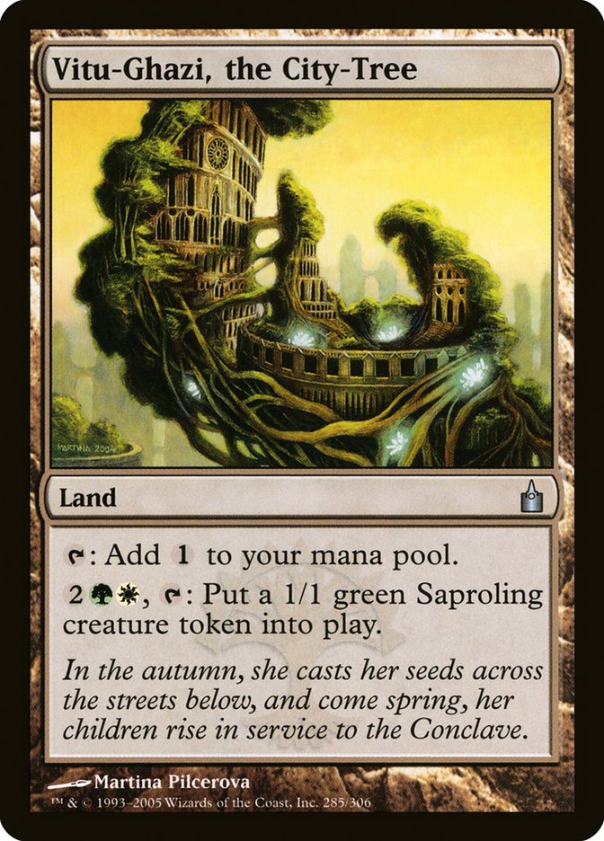 Vitu-Ghazi, the City-Tree [Ravnica: City of Guilds] [Foil]