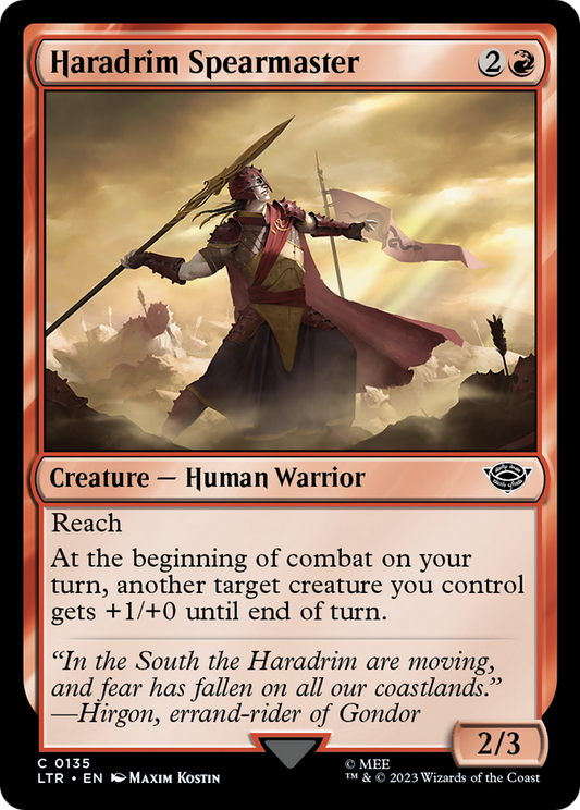 Haradrim Spearmaster [The Lord of the Rings: Tales of Middle-Earth] [Foil]