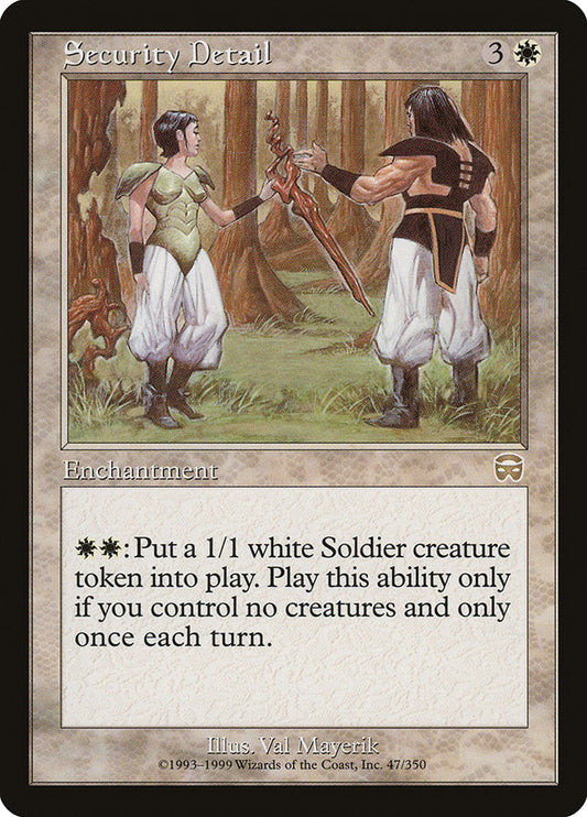 Security Detail [Mercadian Masques] [Foil]