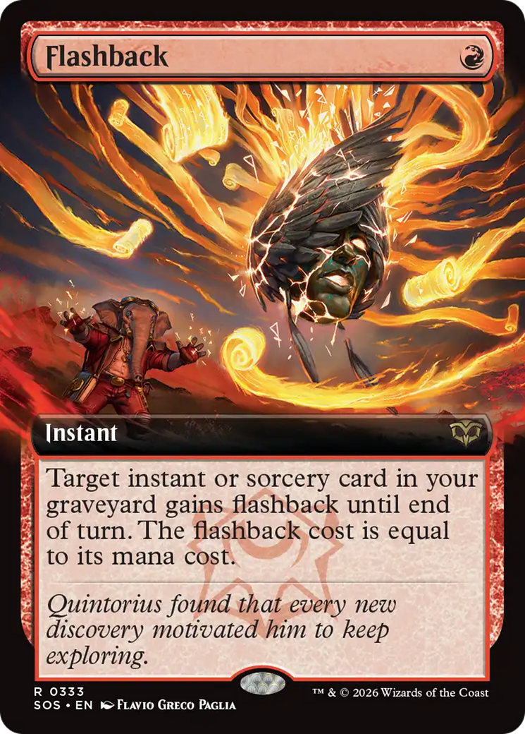 Flashback (Extended Art) [Secrets of Strixhaven] [Foil]