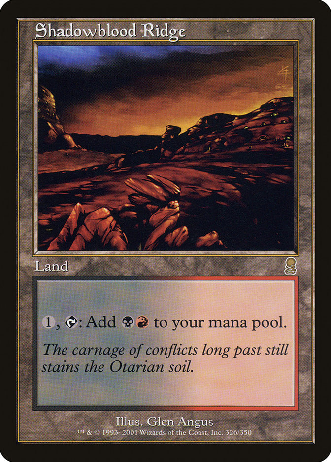 Shadowblood Ridge [Odyssey] [Foil]