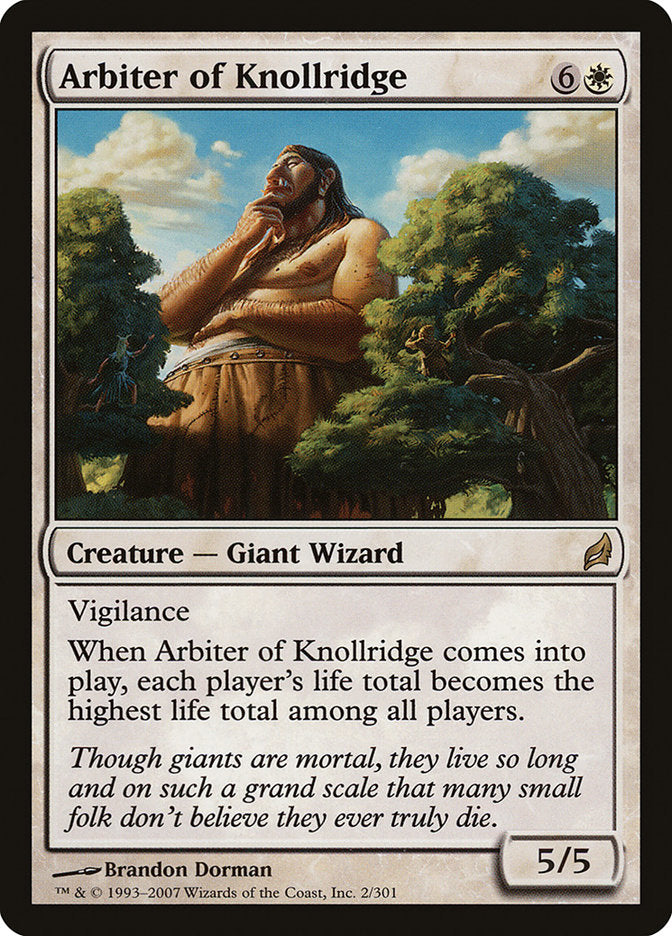 Arbiter of Knollridge [Lorwyn] [Foil]