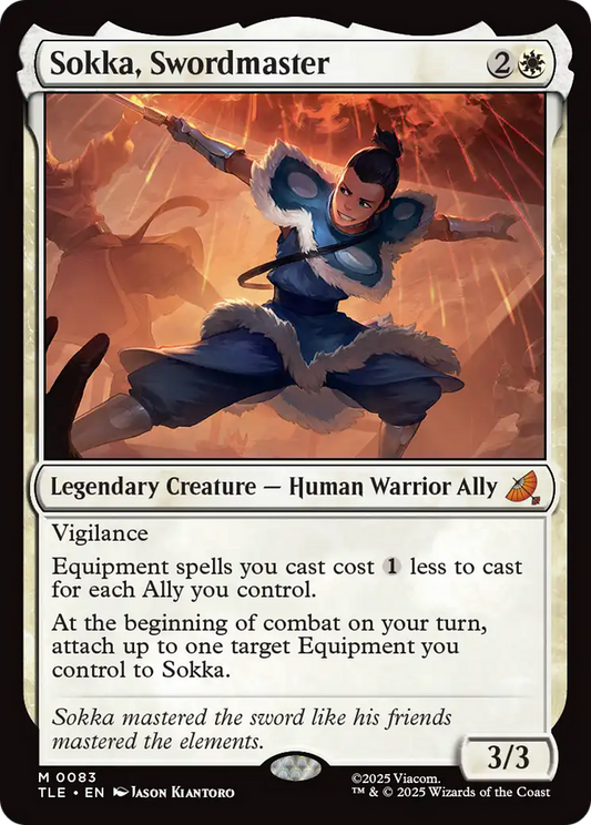 Sokka, Swordmaster [Avatar: The Last Airbender: Eternal-Legal] [Foil]