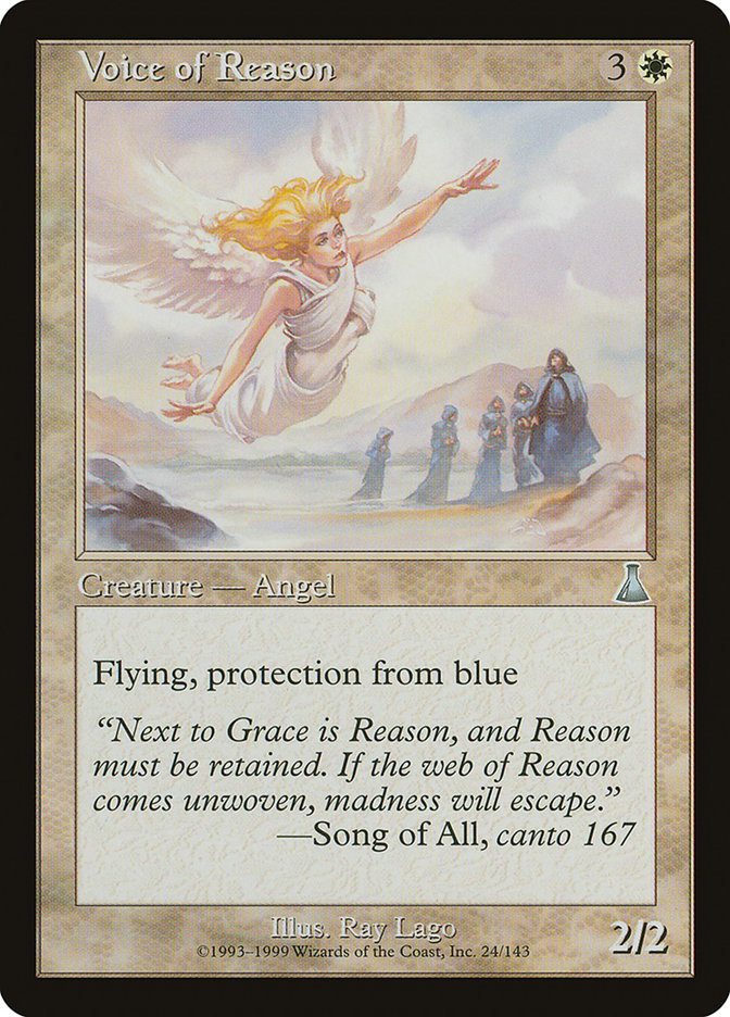 Voice of Reason [Urza's Destiny] [Foil]