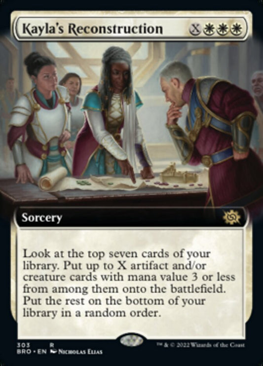 Kayla's Reconstruction (Extended Art) [The Brothers' War] [Foil]