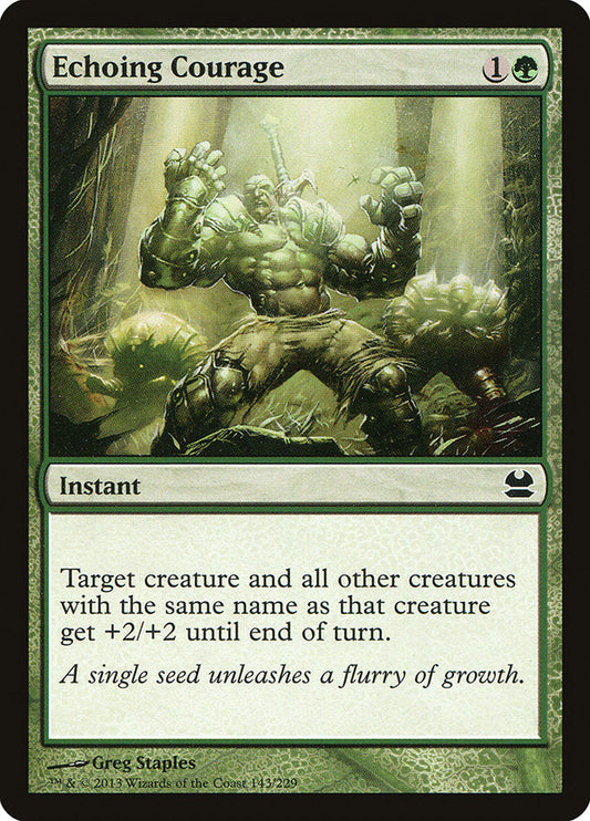 Echoing Courage [Modern Masters] [Foil]