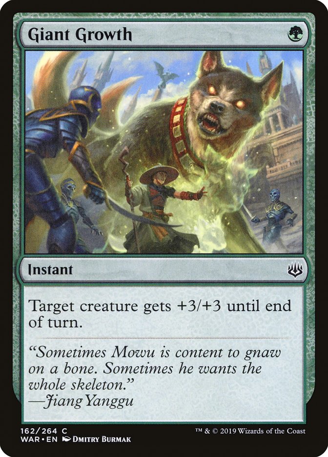Giant Growth [War of the Spark] [Foil]