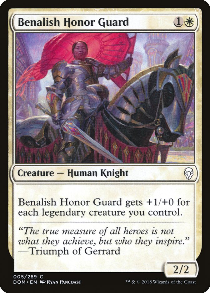 Benalish Honor Guard [Dominaria] [Foil]