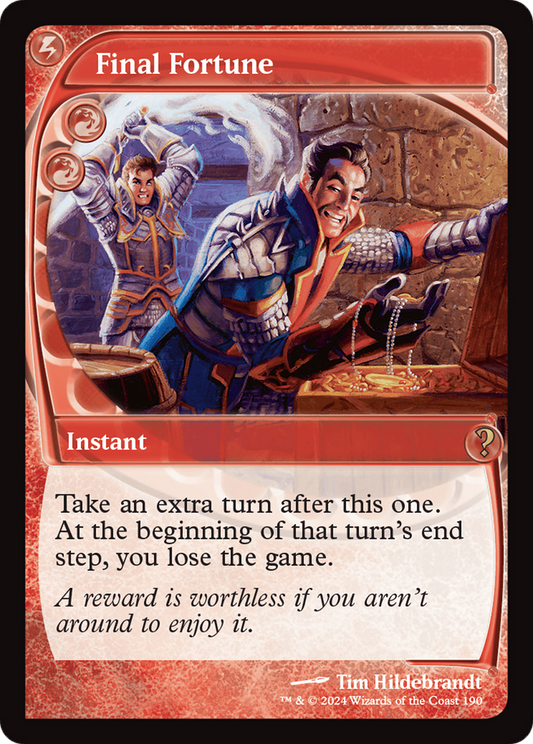 Final Fortune (Future Sight) [Mystery Booster 2] [Foil]