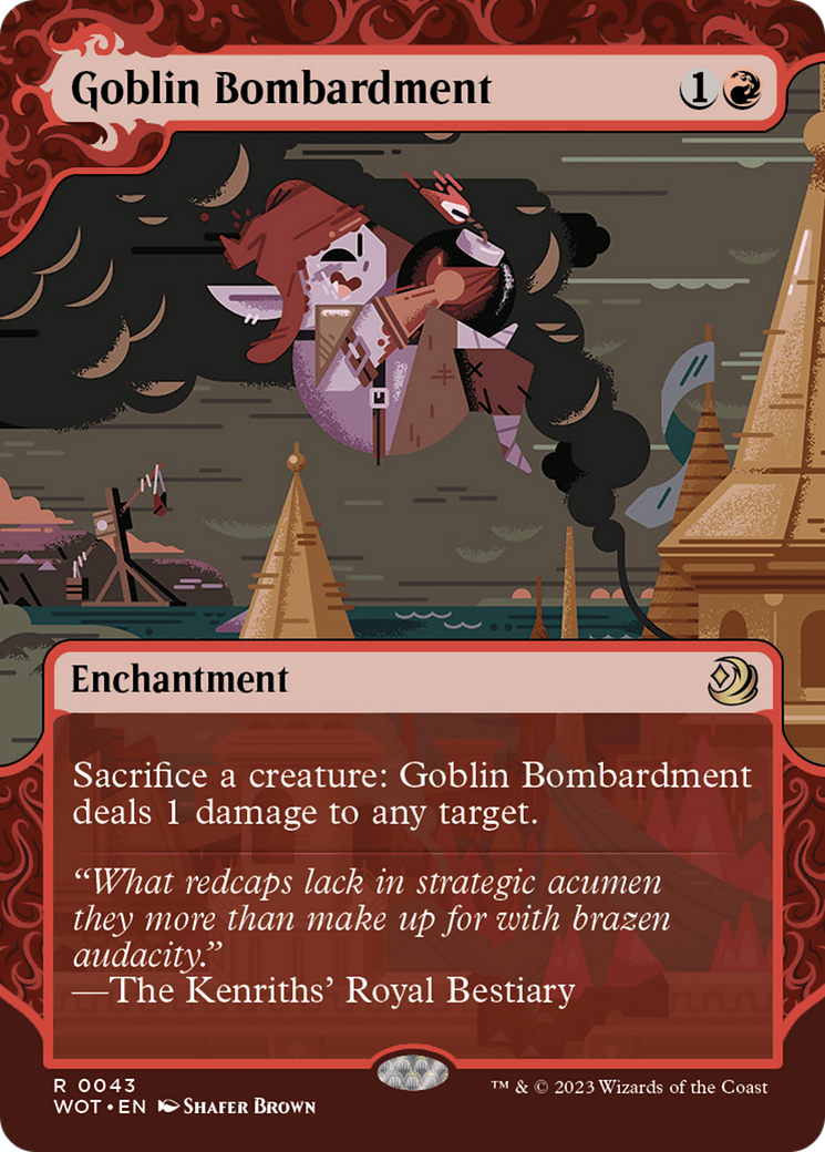 Goblin Bombardment [Wilds of Eldraine: Enchanting Tales] [Foil]