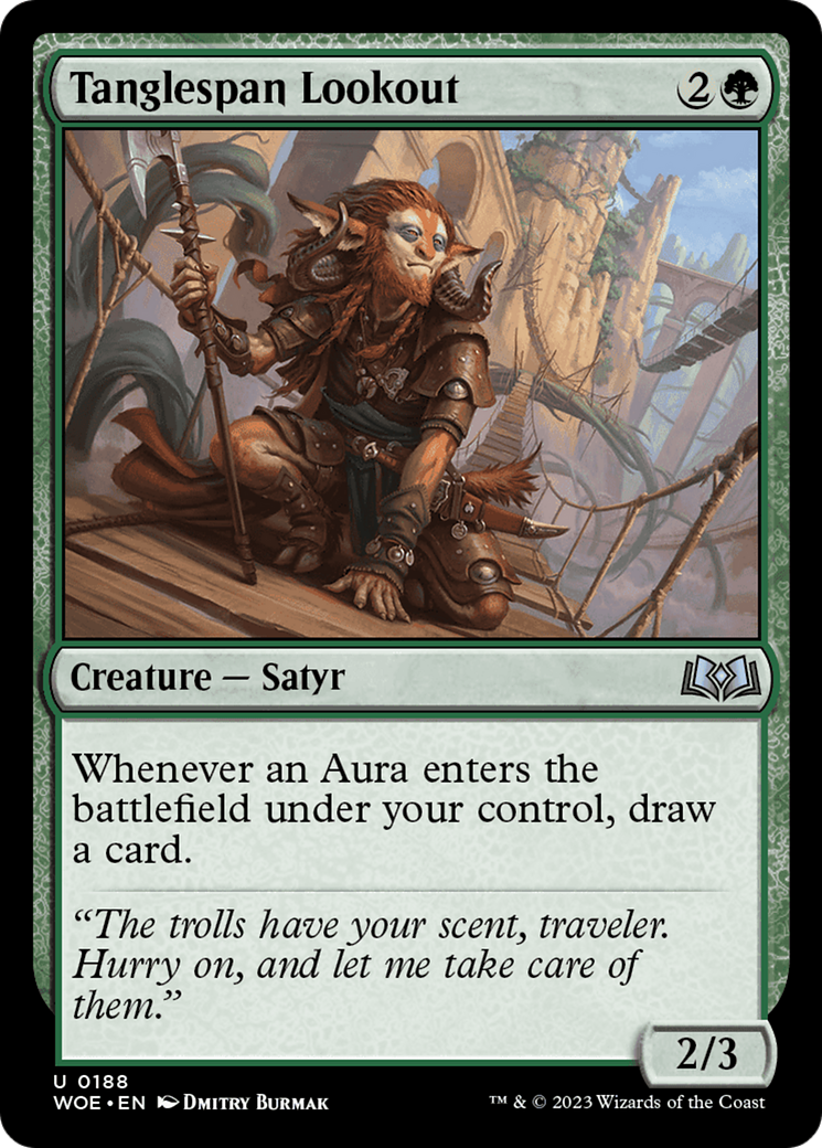 Tanglespan Lookout [Wilds of Eldraine] [Foil]