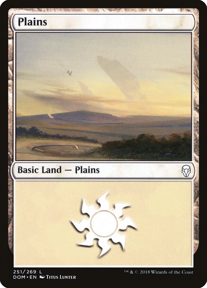 Plains (251) [Dominaria] [Foil]