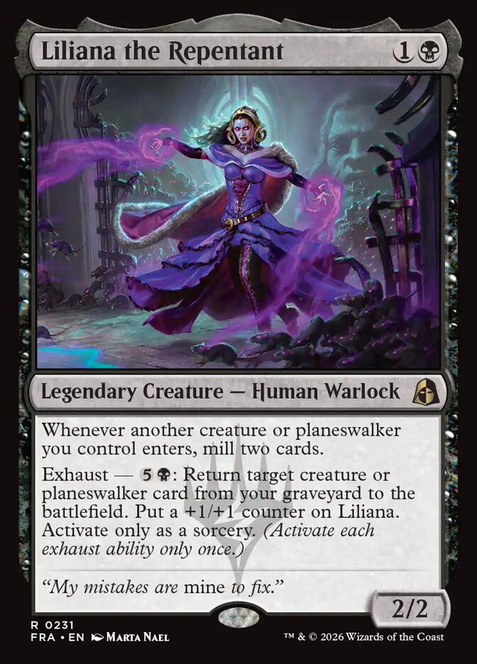 Liliana the Repentant [Reality Fracture]