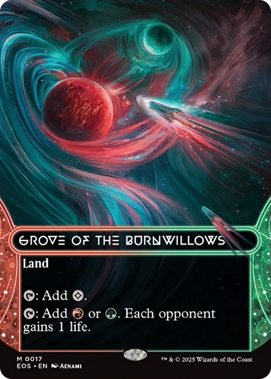 Grove of the Burnwillows (0017) (Borderless) [Edge of Eternities: Stellar Sights] [Foil]