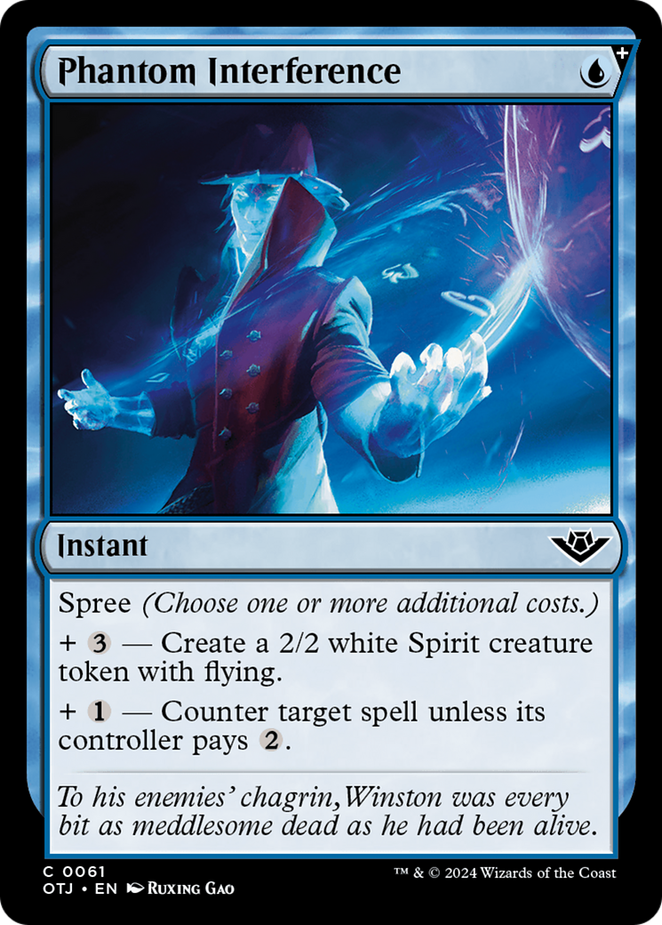 Phantom Interference [Outlaws of Thunder Junction] [Foil]