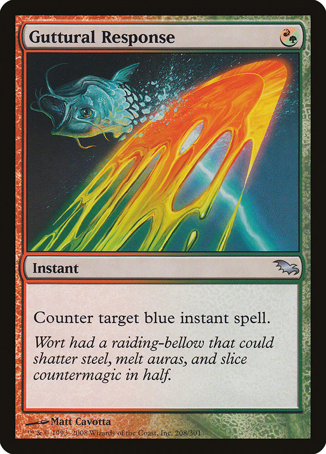 Guttural Response [Shadowmoor] [Foil]