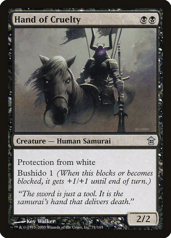 Hand of Cruelty [Saviors of Kamigawa] [Foil]