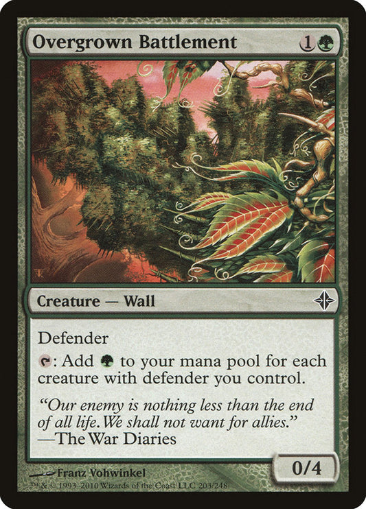Overgrown Battlement [Rise of the Eldrazi] [Foil]
