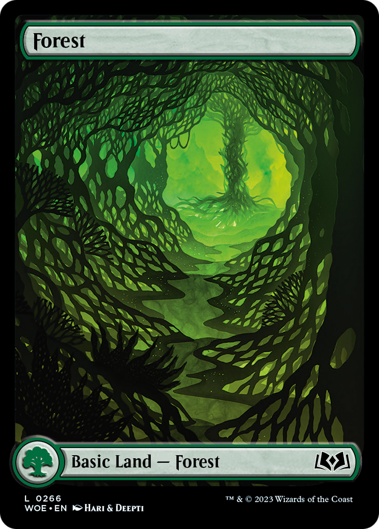 Forest (266) (Full-Art) [Wilds of Eldraine] [Foil]