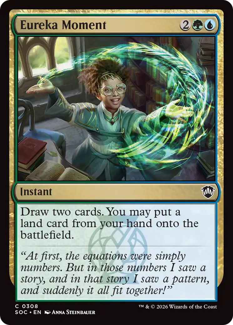 Eureka Moment [Secrets of Strixhaven Commander] [Foil]