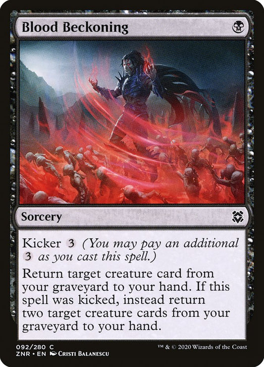 Blood Beckoning [Zendikar Rising] [Foil]