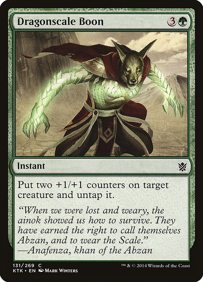 Dragonscale Boon [Khans of Tarkir] [Foil]