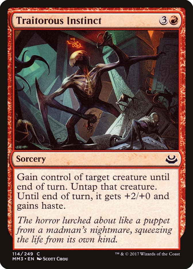 Traitorous Instinct [Modern Masters 2017] [Foil]