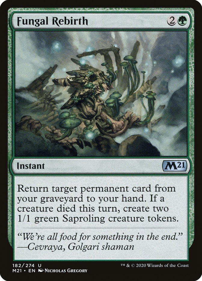 Fungal Rebirth [Core Set 2021] [Foil]