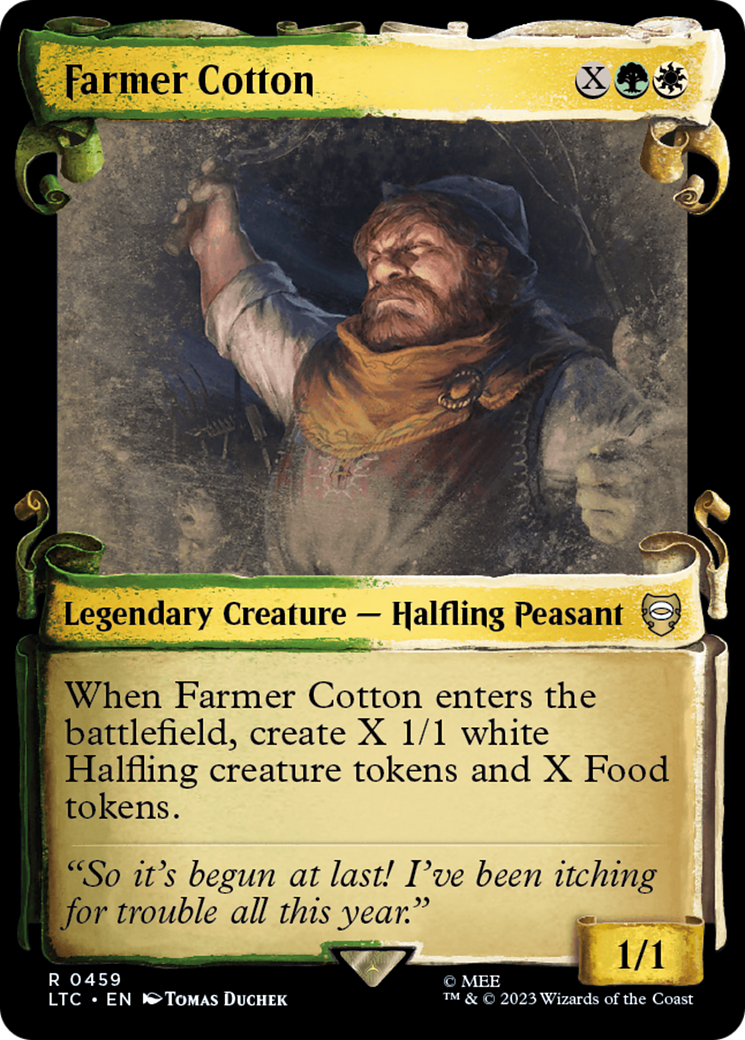 Farmer Cotton [The Lord of the Rings: Tales of Middle-Earth Commander Showcase Scrolls] [Foil]