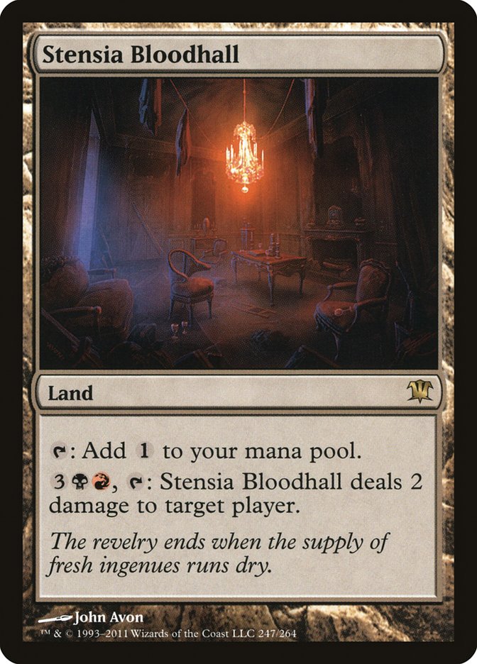 Stensia Bloodhall [Innistrad] [Foil]