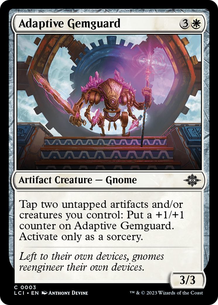 Adaptive Gemguard [The Lost Caverns of Ixalan] [Foil]