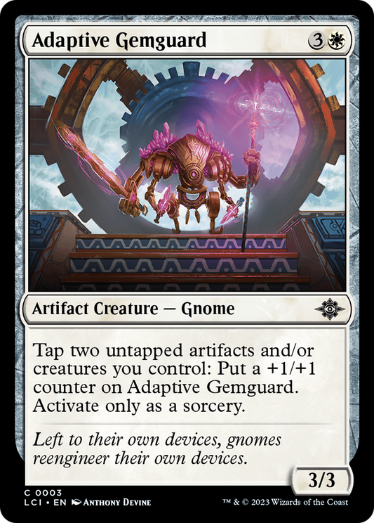 Adaptive Gemguard [The Lost Caverns of Ixalan] [Foil]