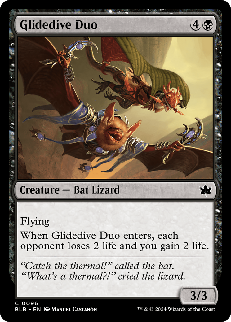 Glidedive Duo [Bloomburrow] [Foil]