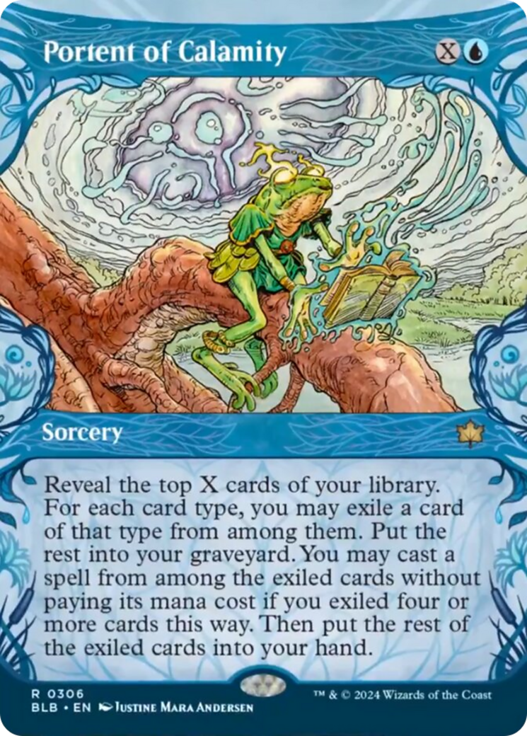 Portent of Calamity (Showcase) [Bloomburrow] [Foil]