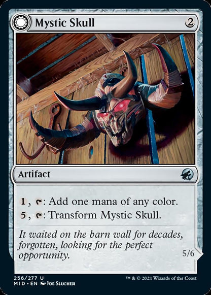 Mystic Skull // Mystic Monstrosity [Innistrad: Midnight Hunt] [Foil]