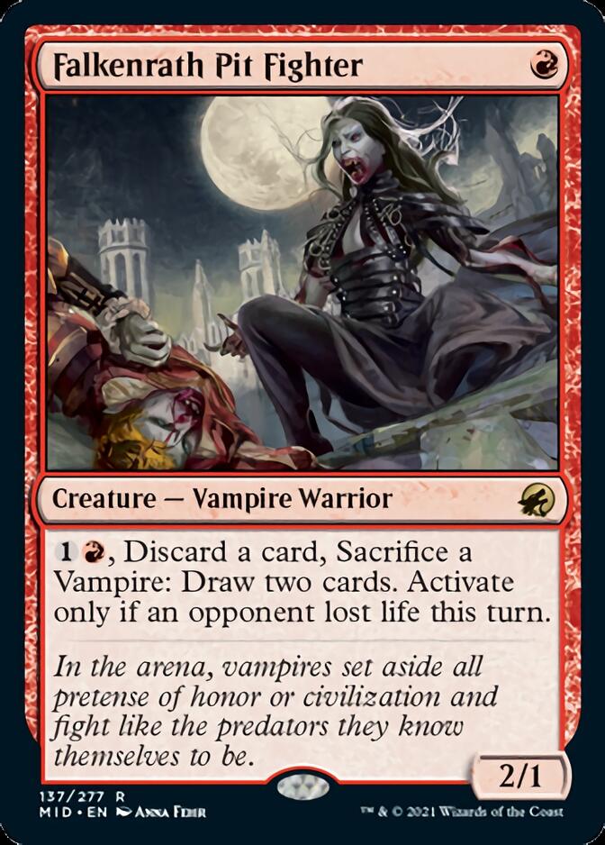 Falkenrath Pit Fighter [Innistrad: Midnight Hunt] [Foil]