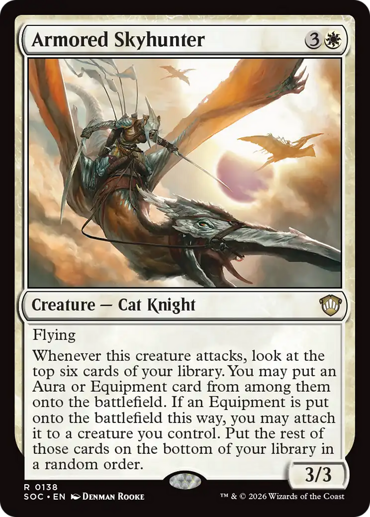 Armored Skyhunter [Secrets of Strixhaven Commander] [Foil]