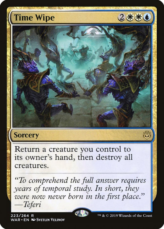 Time Wipe [War of the Spark] [Foil]