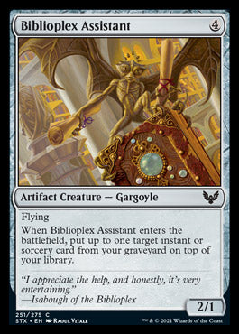 Biblioplex Assistant [Strixhaven: School of Mages] [Foil]