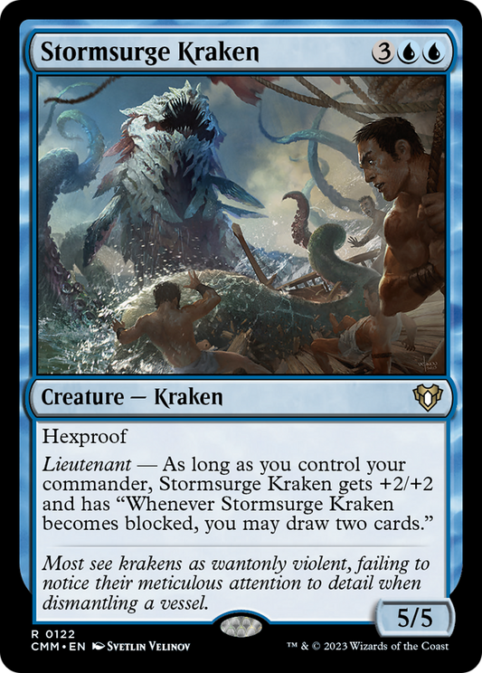 Stormsurge Kraken [Commander Masters] [Foil]