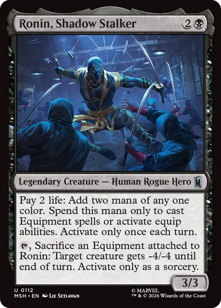 Ronin, Shadow Stalker [Marvel Super Heroes]