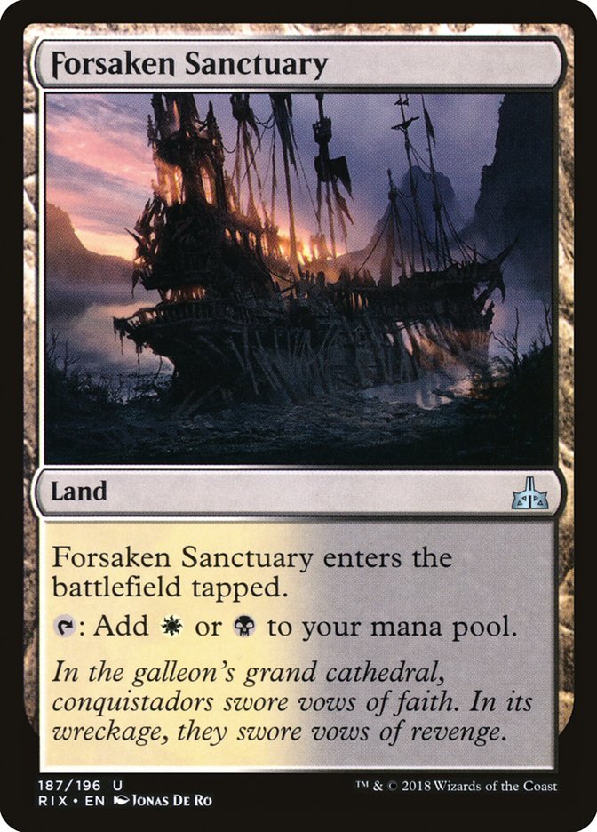 Forsaken Sanctuary [Rivals of Ixalan] [Foil]