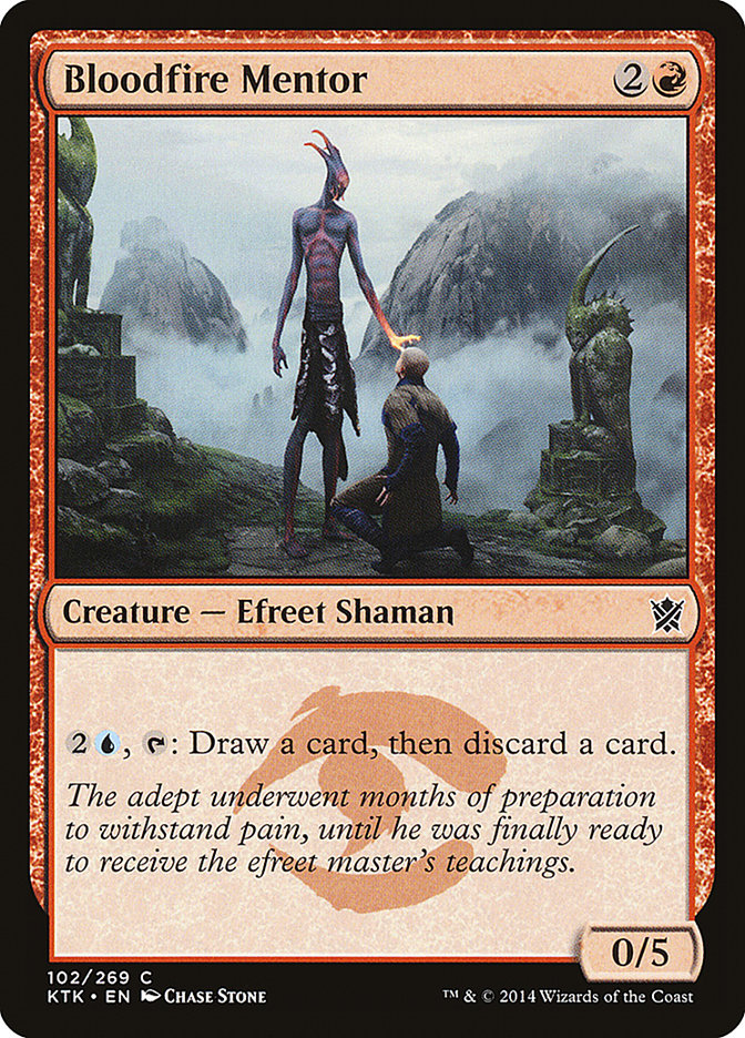 Bloodfire Mentor [Khans of Tarkir] [Foil]