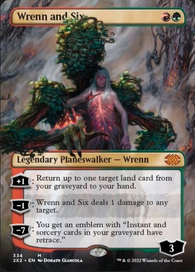Wrenn and Six (Borderless) [Double Masters 2022] [Foil]