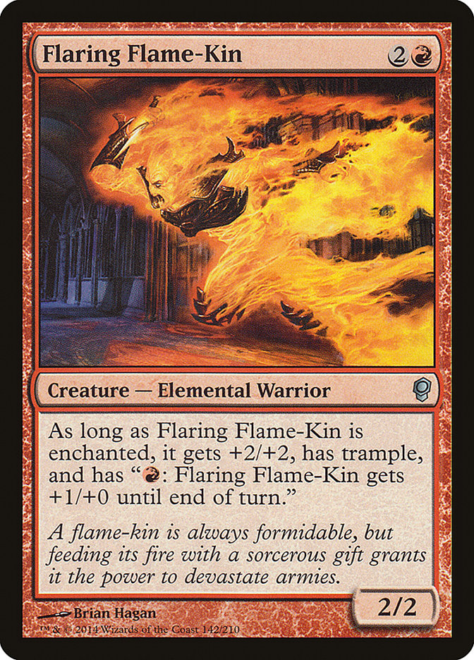 Flaring Flame-Kin [Conspiracy] [Foil]