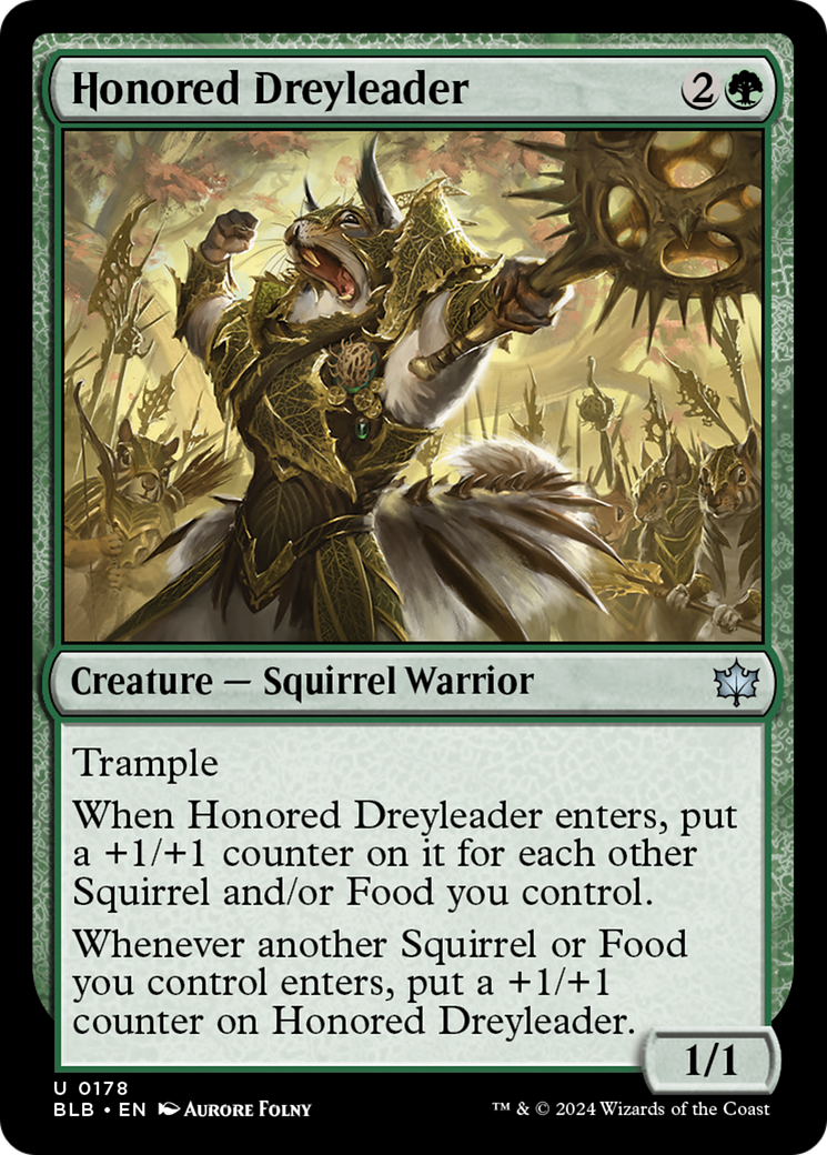 Honored Dreyleader [Bloomburrow] [Foil]