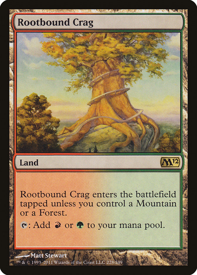Rootbound Crag [Core Set 2012] [Foil]