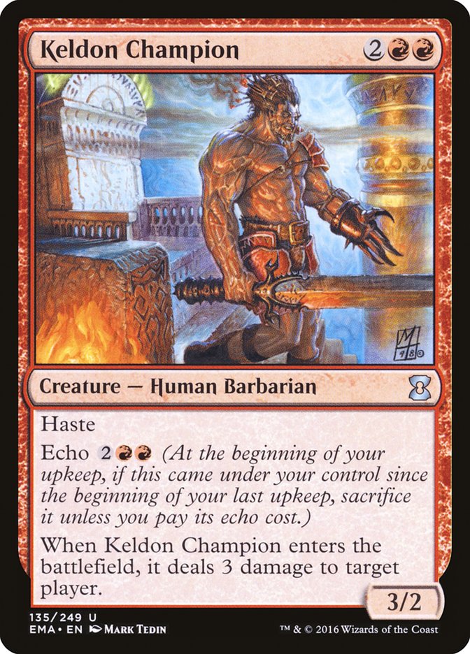 Keldon Champion [Eternal Masters] [Foil]