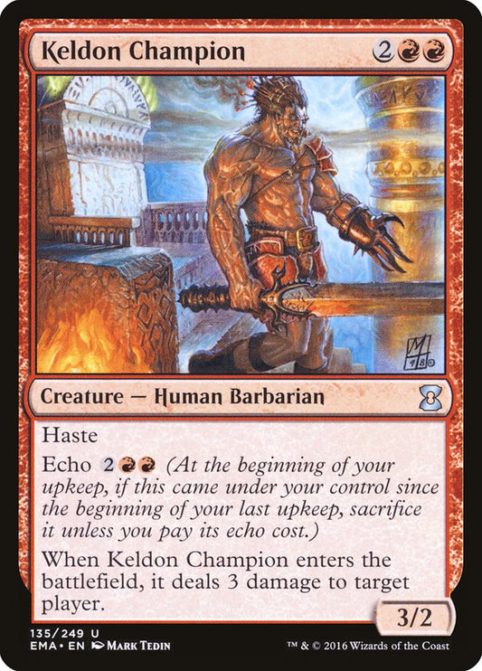Keldon Champion [Eternal Masters] [Foil]